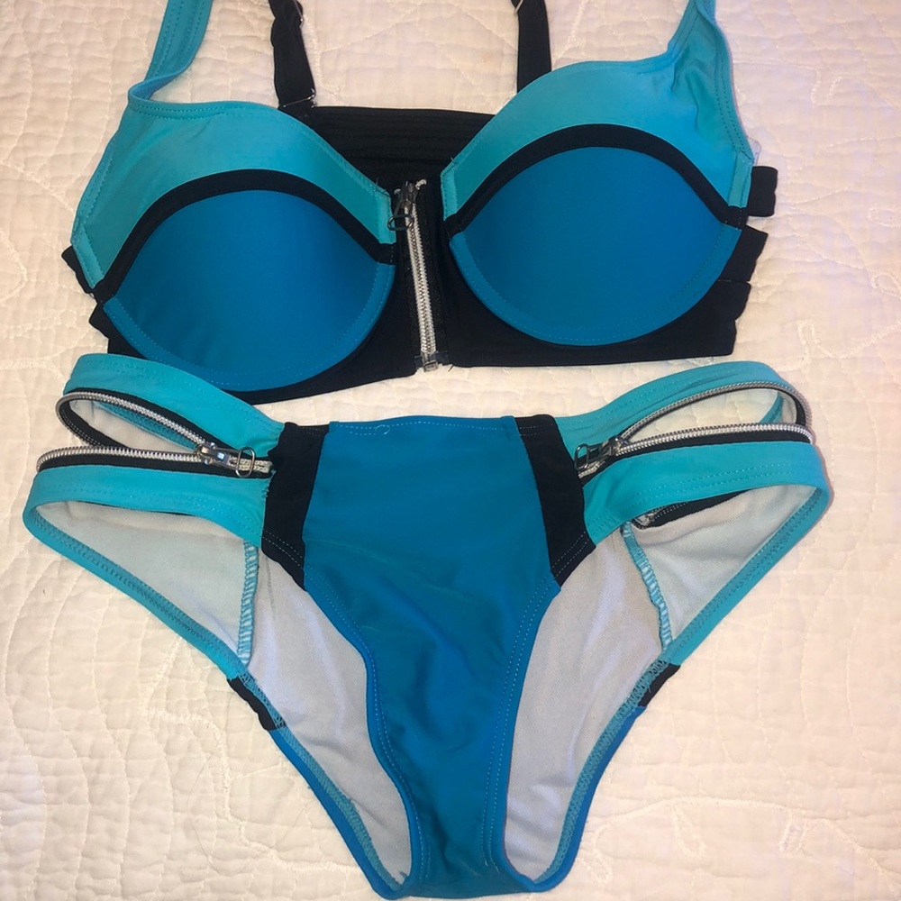 Zip up bikini